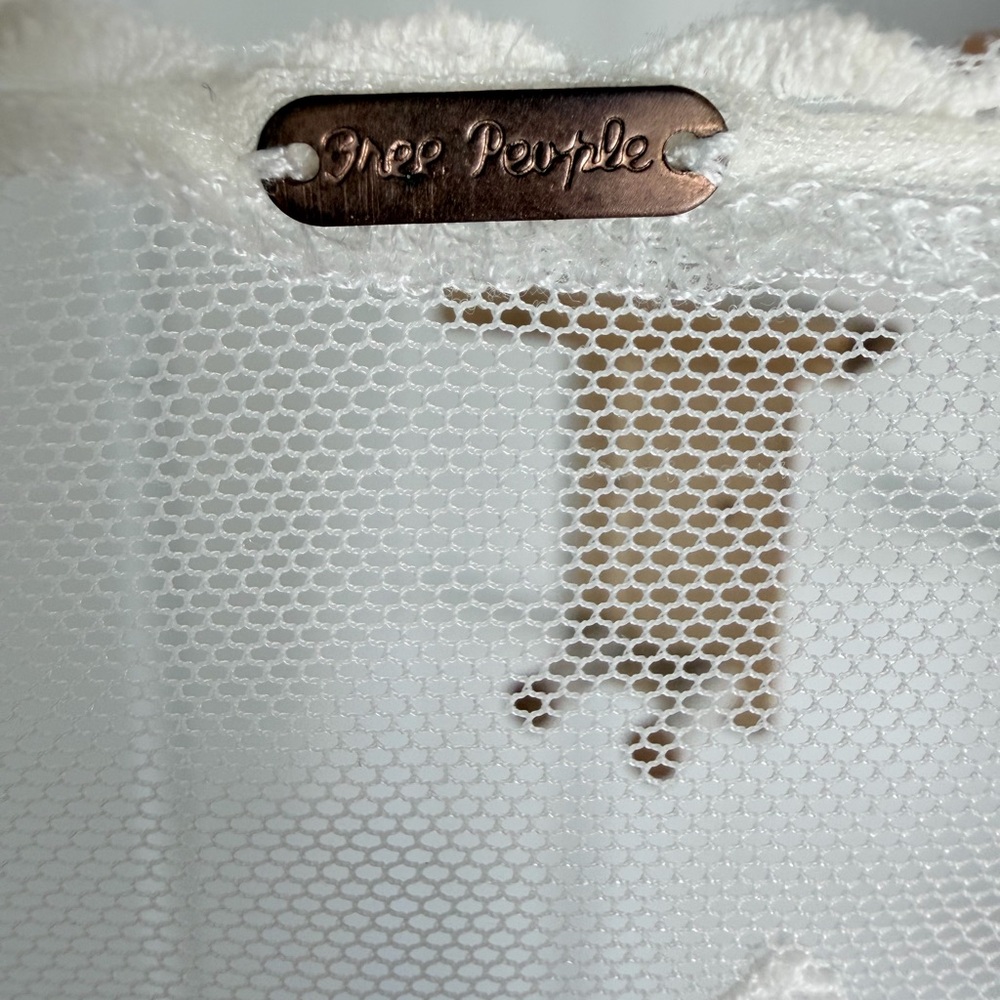 Free People Reign Over Me Lace Dress  Cream  Small - Picture 7 of 11